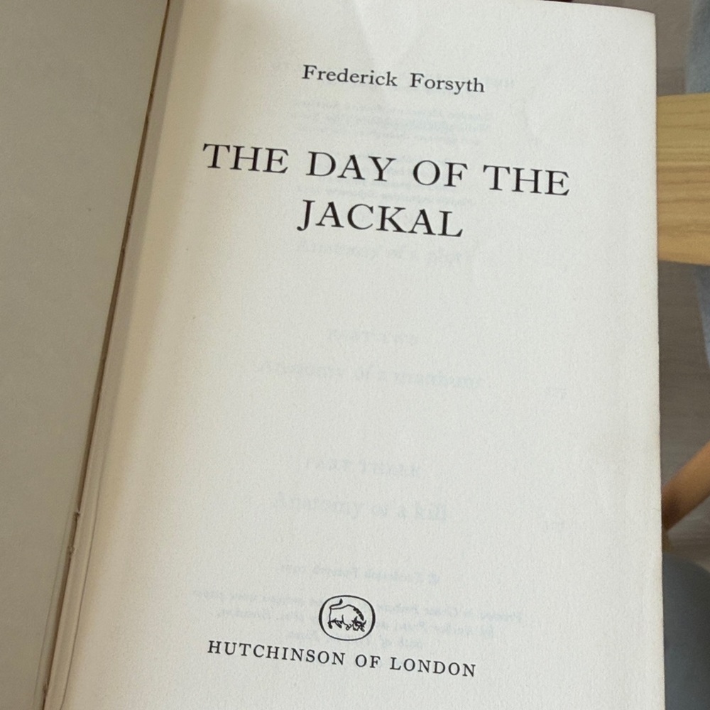 The Day of the Jackal Classic 1971 Hardcover - Frederick Forsyth - Picture 4 of 8